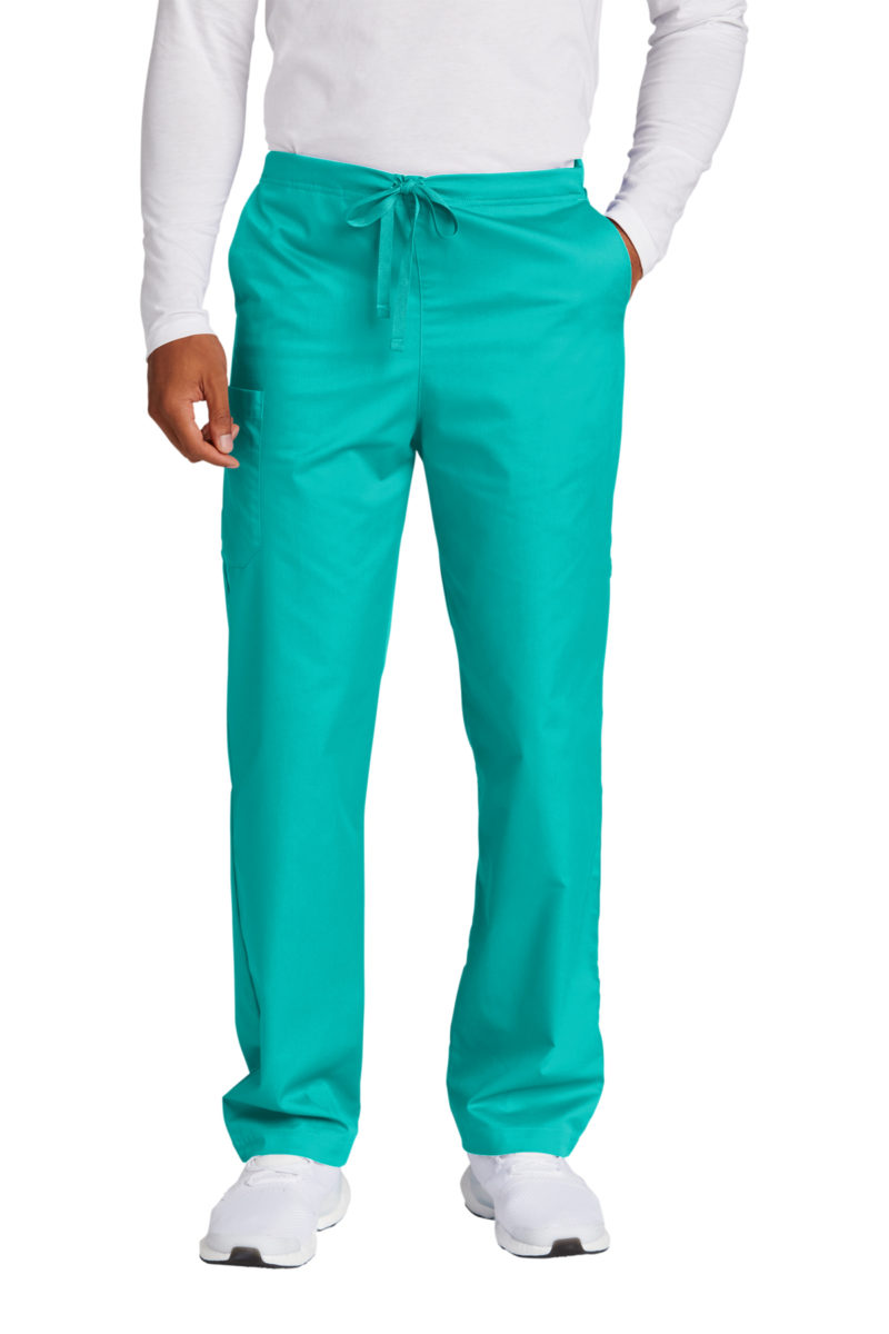 MEN'S TEAL SCRUB PANTS