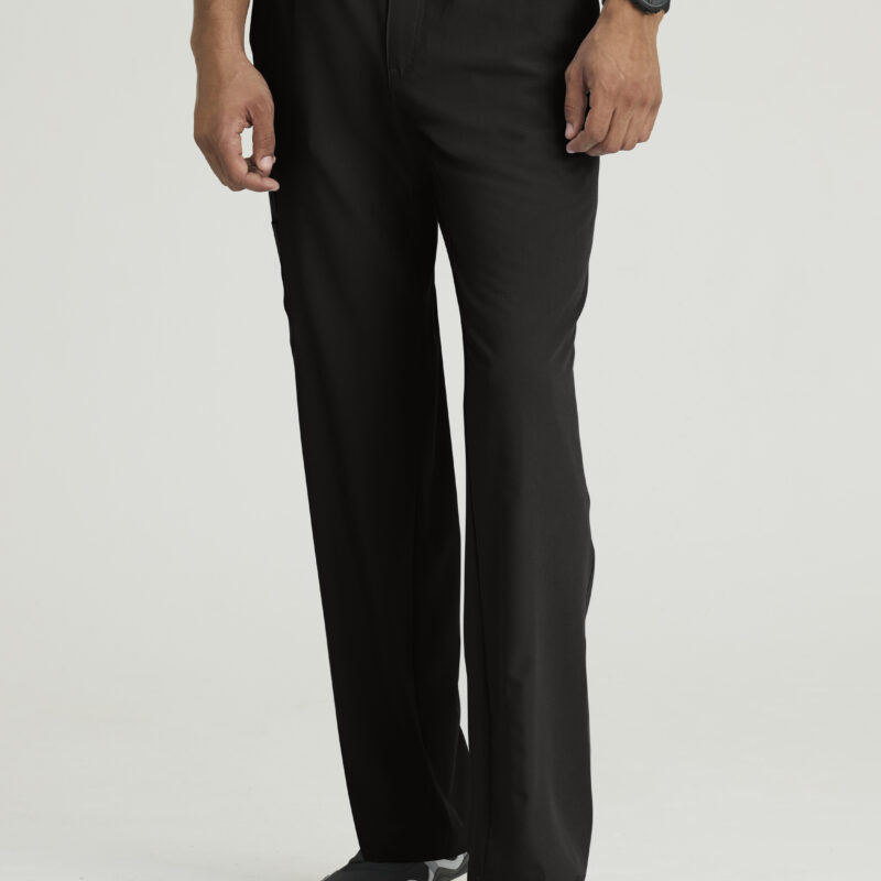 BLACK MEN'S SCRUB PANTS